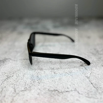 عینک BEELINE بزرگسال فریم مشکی شیشه صورتی