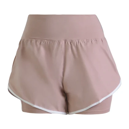 شلوارک کشاله دار ورزشی زنانه لولولمون مدل 026 گلبهی