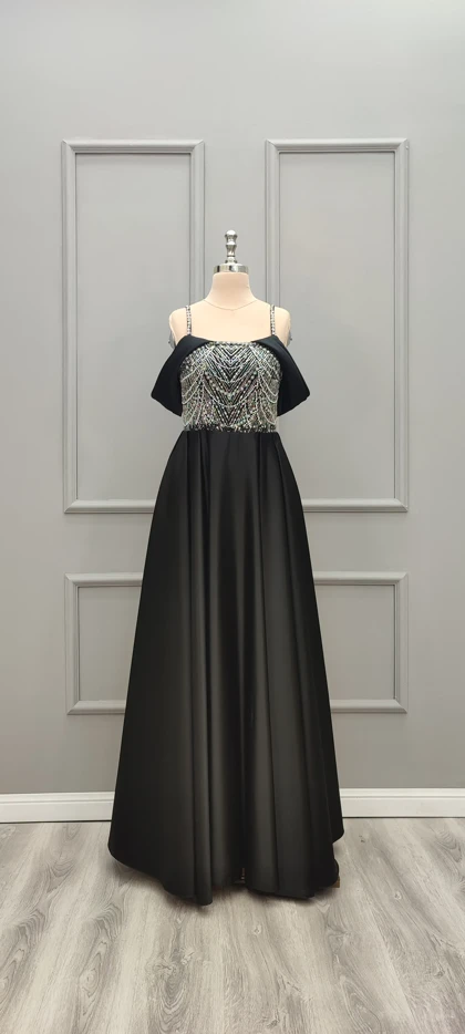 پیراهن بلند ساتن رویا 784