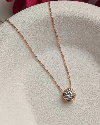 گردنبند نگین تنیسی ژوپینگ