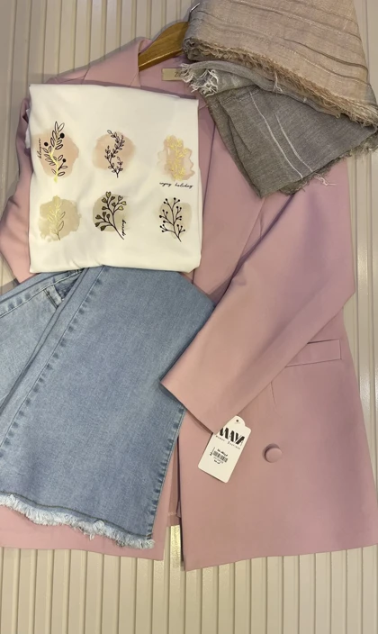 کت مازراتی صورتی کد 1008