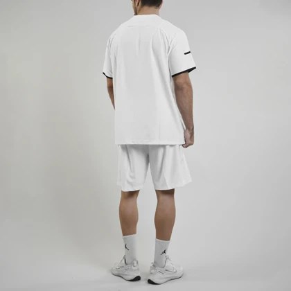 ست تیشرت و شلوارک اسپرت نایک مدل DS-4H0828 سفید