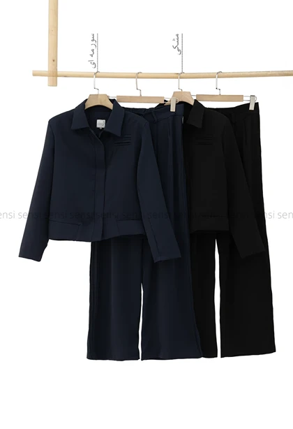 ست کت شلوار بغل مغزی دوزی کد1005704