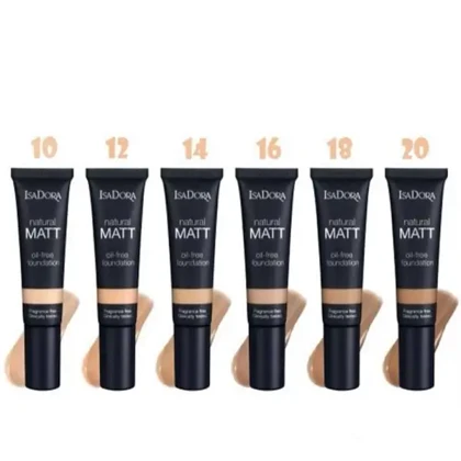 کرم پودر Natural Matt ایزادورا حجم 35 میلی‌لیتر