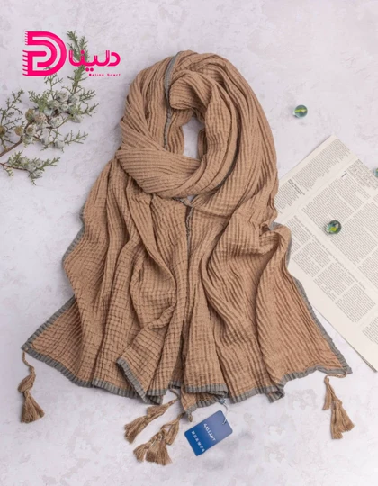 شال پلیسه حاشیه‌دار وارداتی
