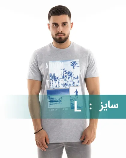 تیشرت مردانه طرح دار 2083