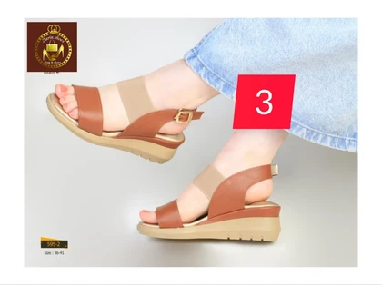 صندل لژدار زنانه اسپرت تمام طبی 595-2