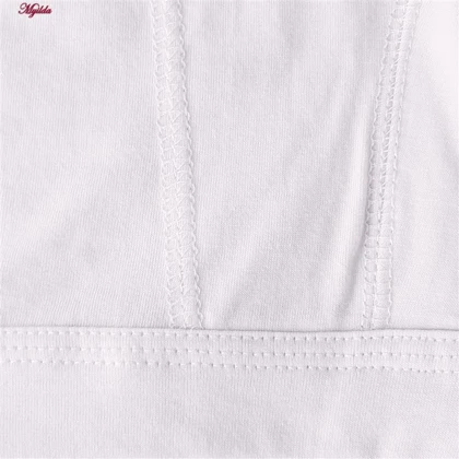 شورت مردانه ماییلدا مدل پادار پنبه‌ای کد 4702-3 رنگ سفید بسته سه عددی