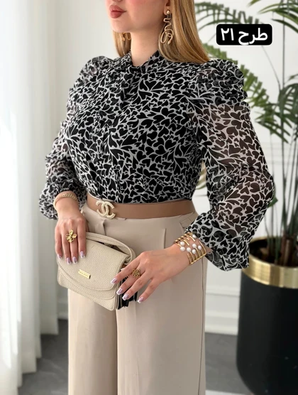 شومیز روژین 0495