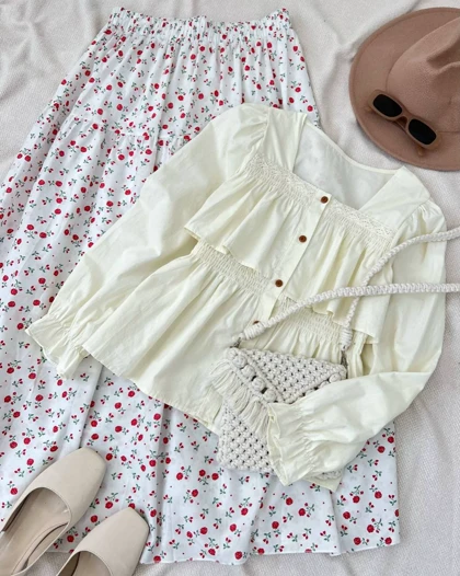 شومیز طبقه‌ای سه رنگ کد 5098