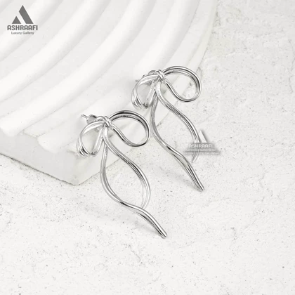 گوشواره پاپیونی Bow Earrings S1