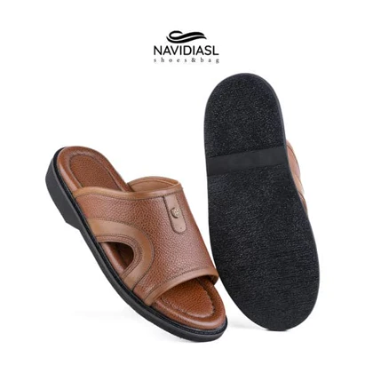 صندل مردانه چرم شهریار طبی کد 1504025