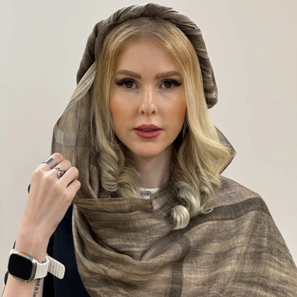 شال طرح هرمس