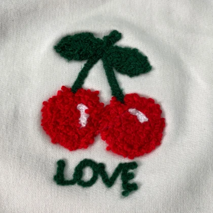 بلوز شلوار تل نوزادی مدل آلبالو