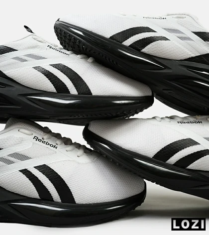کفش کتانی مردانه و زنانه سفید مشکی Reebok
