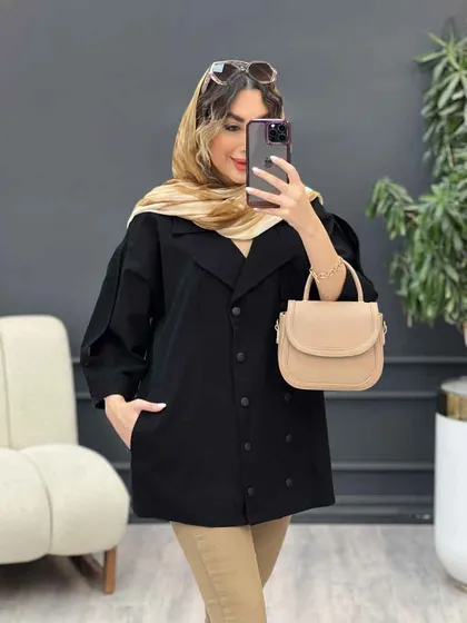 مانتو لینن ده دکمه