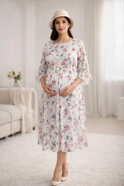 پیراهن بارداری گل آرا