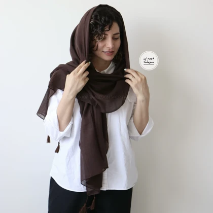 شال لینن مدل شبدر