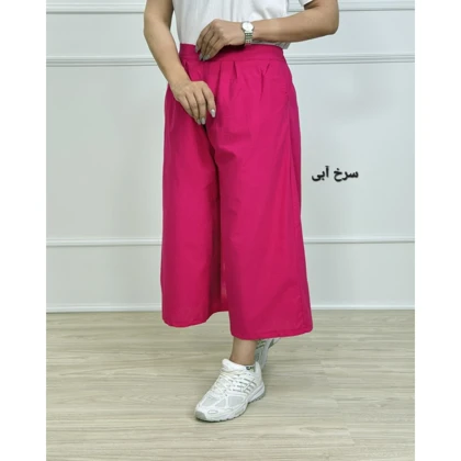 شلوار واید لگ لینن