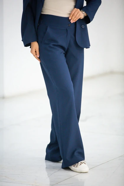 شلوار زنانه بزایاق دو دکمه