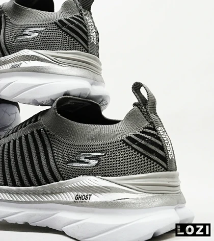 کفش کتانی طبی ورزشی خاکستری SKECHERS GHOST