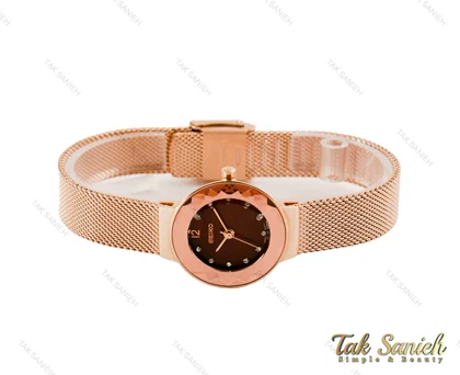 ساعت زنانه ظریف سیکو رزگلد Seiko-3594-L