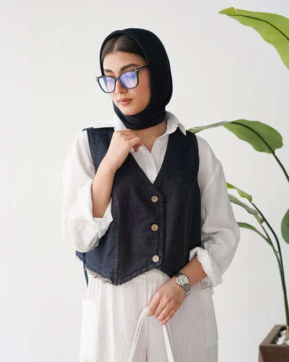 جلیقه جین بندی هانیا | هیبا
