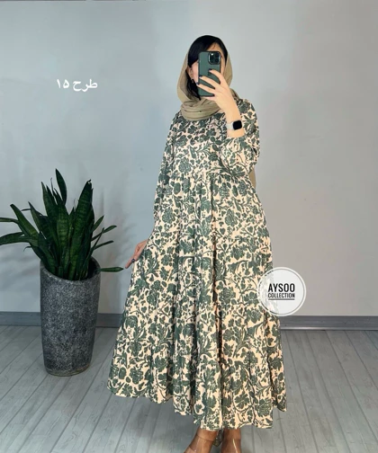 پیراهن طرحدار مزونی54
