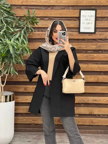 مانتو یقه برگردون دو جیب