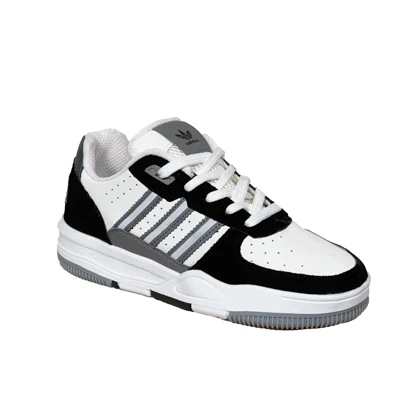 کتانی اسپرت مردانه مدل آدیداس Adidas رنگ سفید مشکی کد 51420