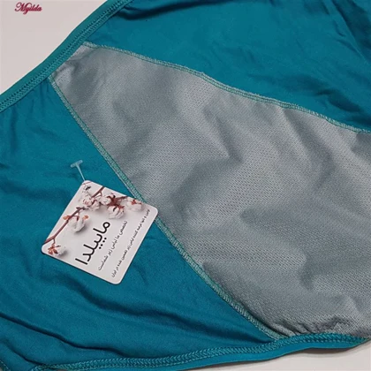 شورتکس زنانه ال کیم مدل دولایه آبی کد 4920-489