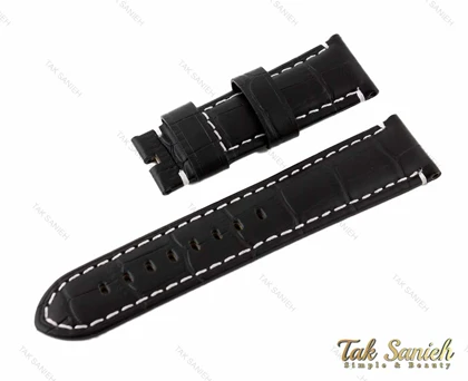 بند چرمی ساعت مچی پنرای مدل Luminor مشکی Panerai-Strap-3321-G
