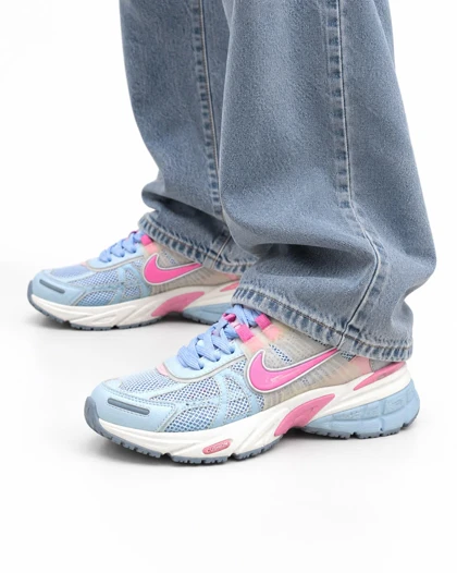 کفش کتانی زنانه مدل نایکی آبی صورتی (بالاترین کیفیت ایران) NIKE V2K