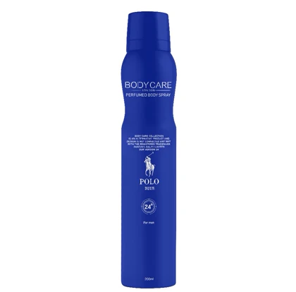 اسپری بدن مردانه بادی کر مدل پولو آبی Body Care Blue Polo حجم 200 میل
