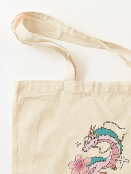 توت بگ طرح Chihiro Spirited Away - Haku Dragon With Paper Birds کد 271721