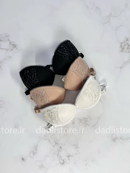 سوتین تک اسفنجی فنر دار پوش آپدار دکلته بدون بند