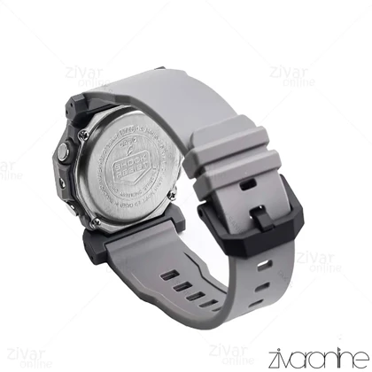 ساعت جی شاک GA2300 مردانه طوسی صفحه مشکی 106292