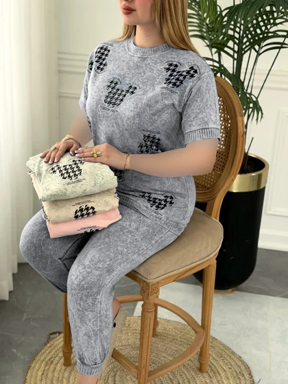 ست خانگی میکی نگینی 0273