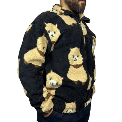 سویشرت تدی مدل لاما