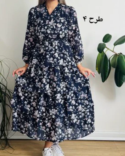 پیراهن حریر مجلسی دلناز