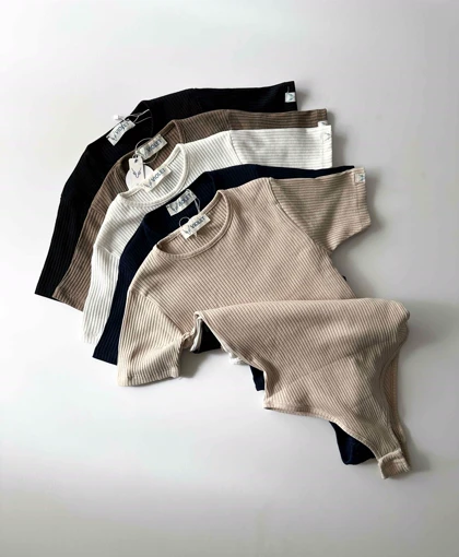 بادی یقه گرد تیشرتی