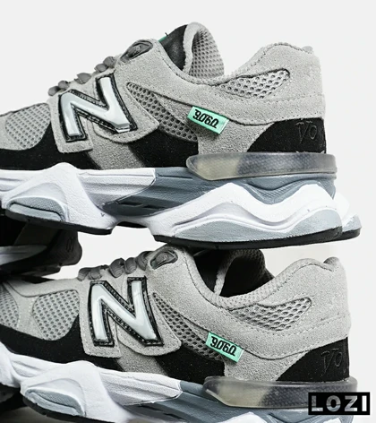 کفش کتانی مردانه و زنانه طوسی مشکی NEW BALANCE 9060