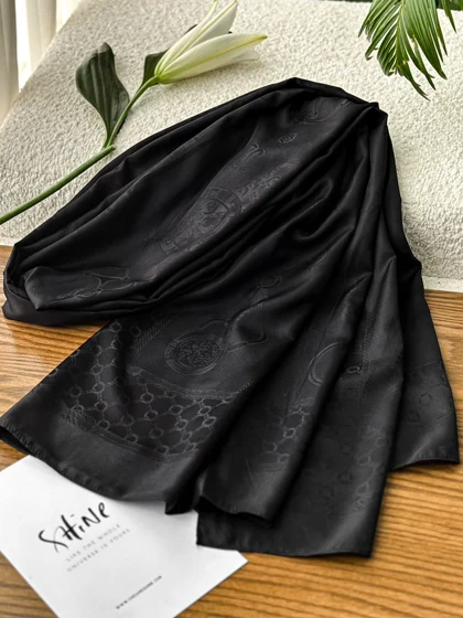 شال مشکی سلین