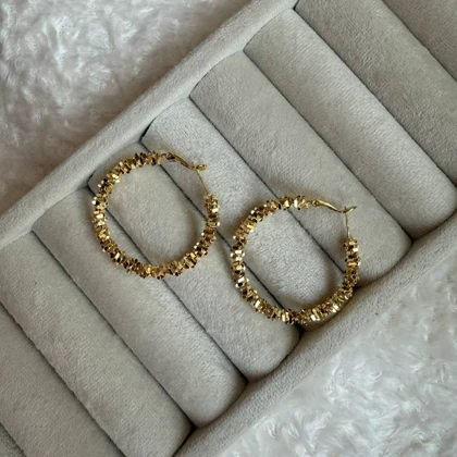 گوشواره خاویاری طلایی