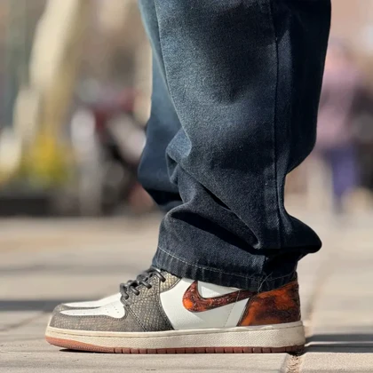 شلوار بگ سرمه‌ای Balenciaga کد 158