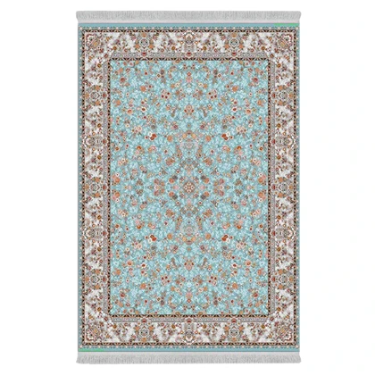 فرشینه از جنس پارچه هازان مخمل ترک طرح سنتی و مدرن برند دفه کد DAMG671