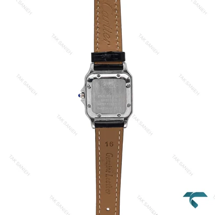 ساعت کارتیه پنته زنانه فول نگین سیلور مدیوم Cartier-6272-L