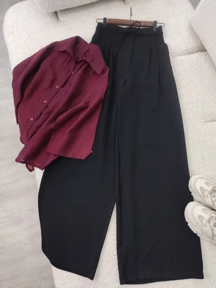 شلوار بگ زنانه پوپک