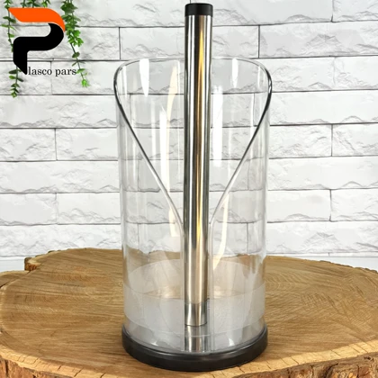 جا دستمال رولی شفاف لیمون