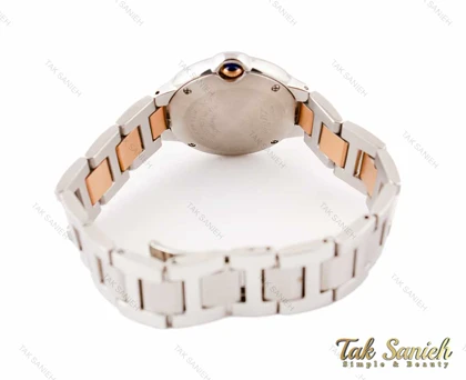 ساعت کارتیر بالن بلو زنانه رزگلد سیلور مدیوم Cartier-3110-L